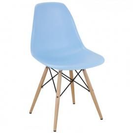 Pyramid EEI-180-LBU Light Blue Dining Side Chair